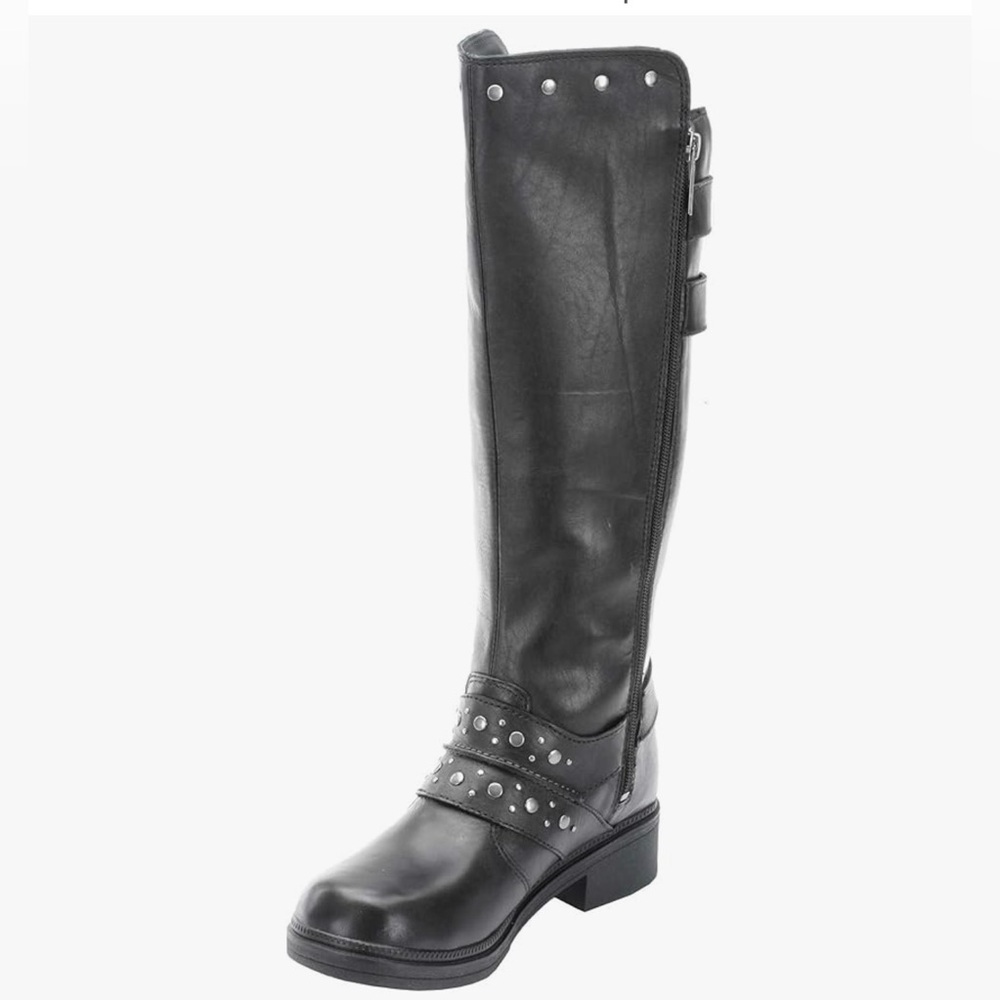 Harley-Davidson Black Textured Footwear - Picture 2 of 16